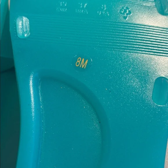 Beach by Melissa Women's Aqua Slides - Picture 6 of 6